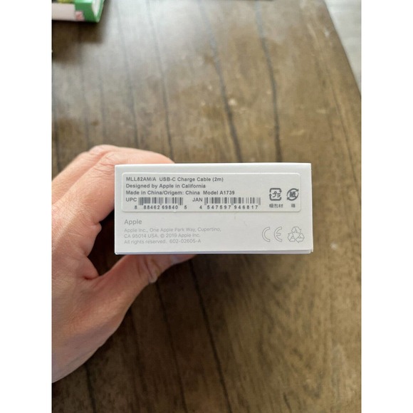 New Apple USB-C to USB-C Cable MacBook Pro Air Charger 2m - 100% Genuine - Picture 2 of 5